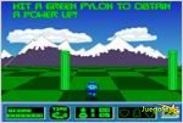 Juego  planet runner corriendo por el planeta