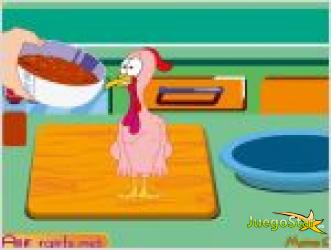 Juego  cocina un pavo