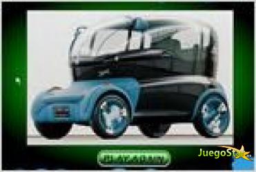 Juego  blue concept car puzzle rompecabezas