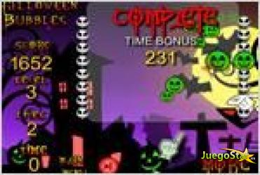 Juego halloween bubbles calabazas de halloween