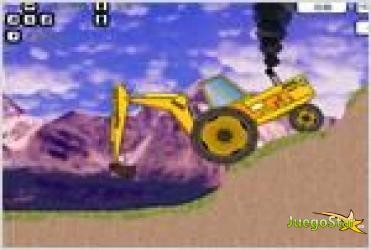 Juego  backhoe trial la pala mecanica