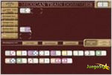 Juego mexican train dominoes domino