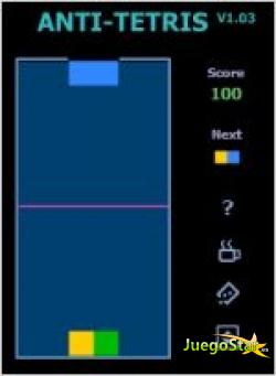 Juego  anti tetris