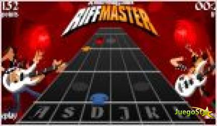 Juego riff master guitarristas maestros