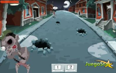 Juego  dale de comer a los zombies