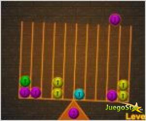 Juego balanza conecta tres