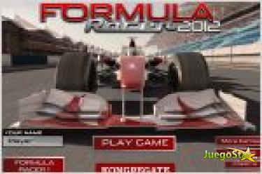 formula racer 2012. formula 1