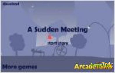 Juego  a sudden meeting. chico de la bici