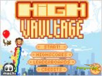 Juego  high vaultage. deportista