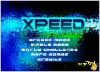 Juego  xpeed unleashed. carrera espacial