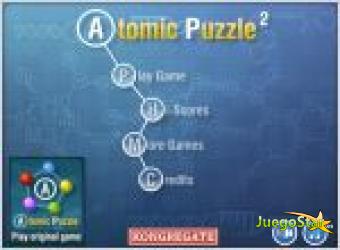 Juego  atomic puzzle 2 (distribution). puzzle de atomos