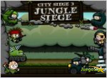 Juego  city siege 3 jungle siege. guerra en la jungla