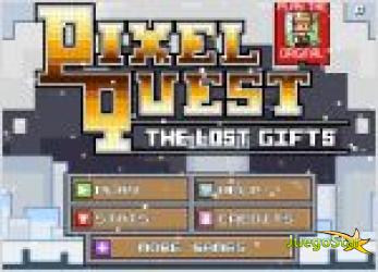 Juego  pixel quest the lost gifts. navidad