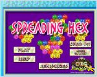 Juego  spreading hex. colorines