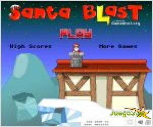 Juego  santa blast. santa claus