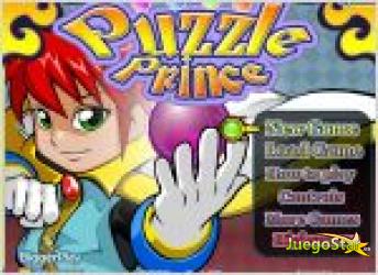 Juego  puzzle prince. bolas de colores.