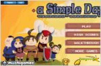 Juego  a simple day. guerra medieval