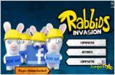 Juego  rabbids  alive  kicking. invasion de los conejos