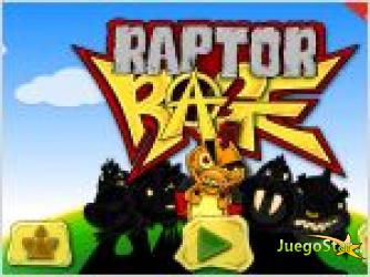 Juego  raptor rage. dispara a las vaquitas