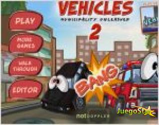 Juego vehicles 2. vehiculos que chocan