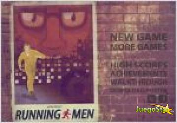 running men. hombre corriendo