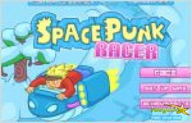 Juego space punk racer. carrera en el espacio