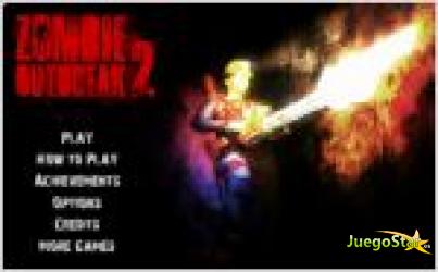 Juego  zombie outbreak 2. destruye a los zombies