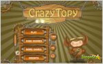 Juego  crazytopy. mono loco