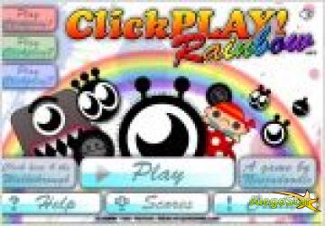 clickplay rainbow. juegos de pensar