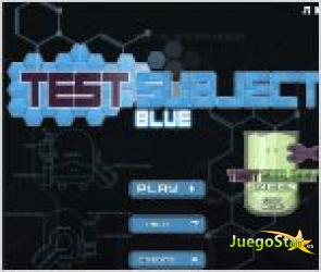 Juego  test subject blue. virus