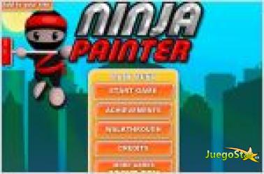 Juego  ninja painter. ninja pintor