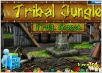 Juego  tribal jungle  fruit quest (match 3). frutas