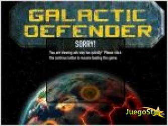 Juego  galactic defender by flashgamesfan.com. defiende la galaxia
