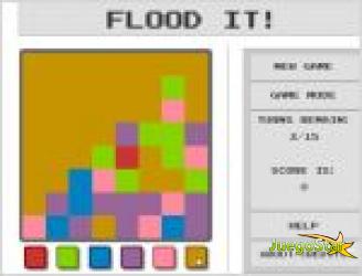 Juego flood it inundacion de colores