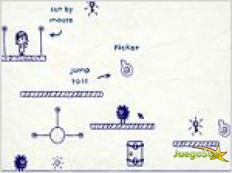 Juego  doodle chicks un mundo dibujado a mano