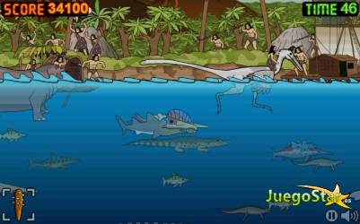 Juego  prehistoric shark tiburon prehistorico