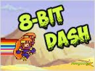 Juego  8bit dash aventura pixelada