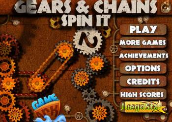 Juego  gears  chains spin it 2 engranajes y cadenas