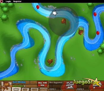 Juego  Bloons Tower Defense 5