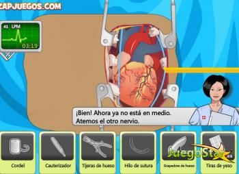 Juego Operando el corazon