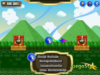 Juego Tumbando el bloque con Sonic