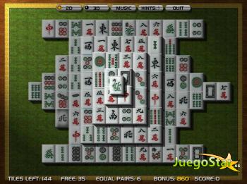 Juego 3D Mahjong