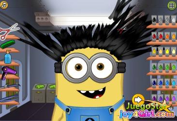 Juego  Minion en salón de belleza