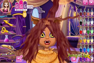 Juego Peinados reales: Clawdeen