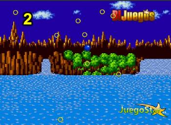 Juego  Sonic saltando