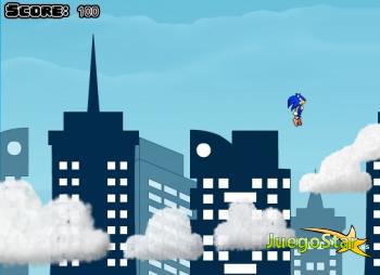 Juego  Sonic por las nubes