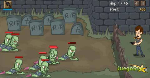 Juego El regreso de los zombies