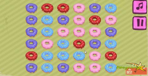 Donuts juego de emparejar donuts