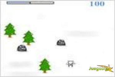 Juego  ski runner corredor de esqui