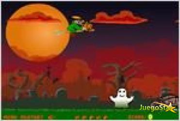 Juego  pumpkin supply bruja lanza calabazas